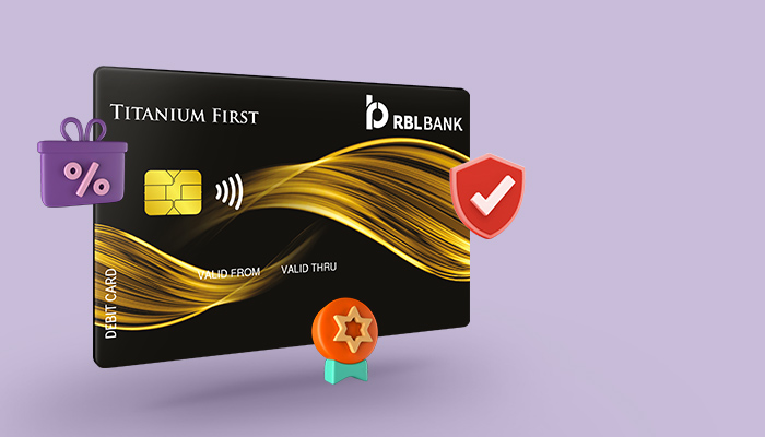 Titanium First Debit Card